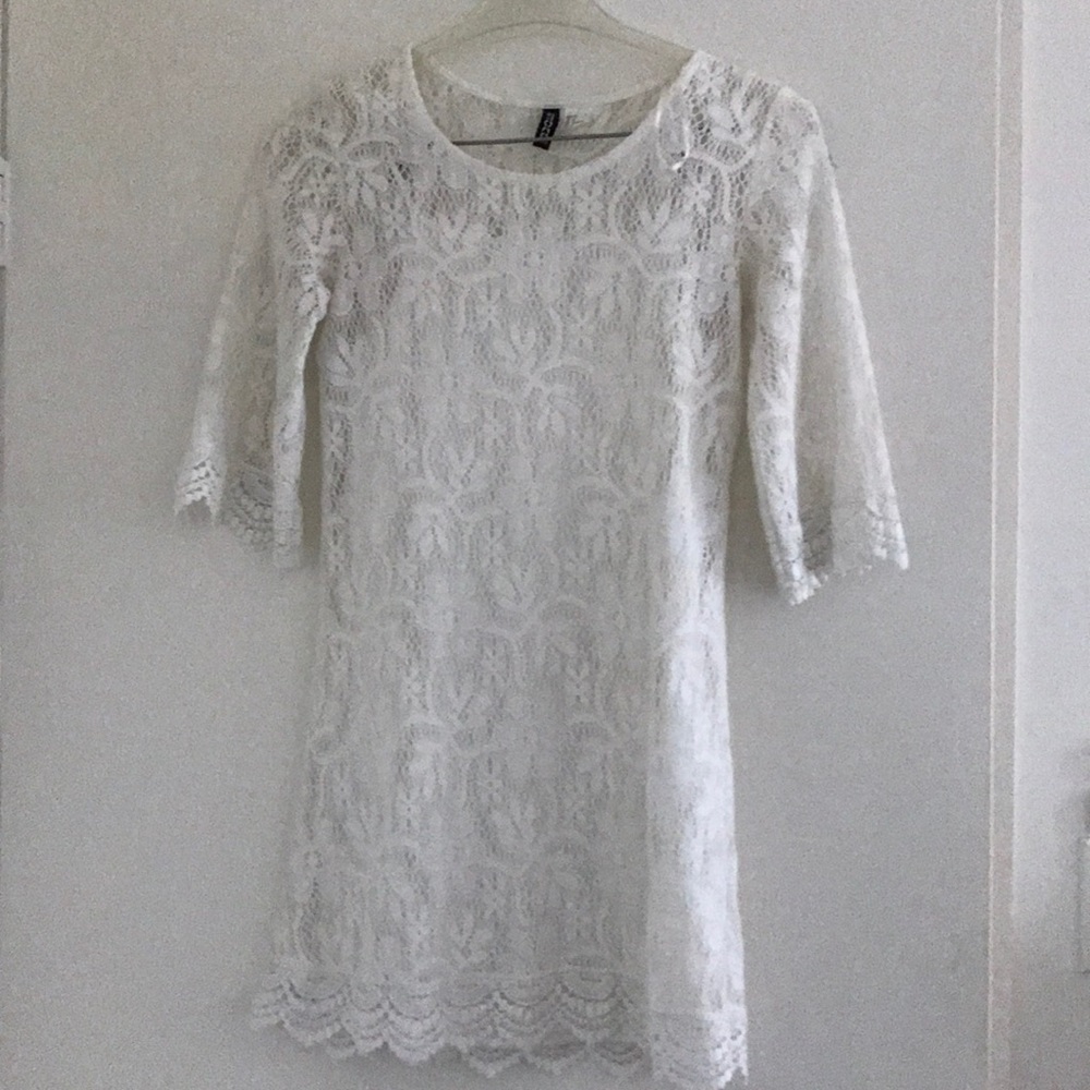 H&M crochet lace dress